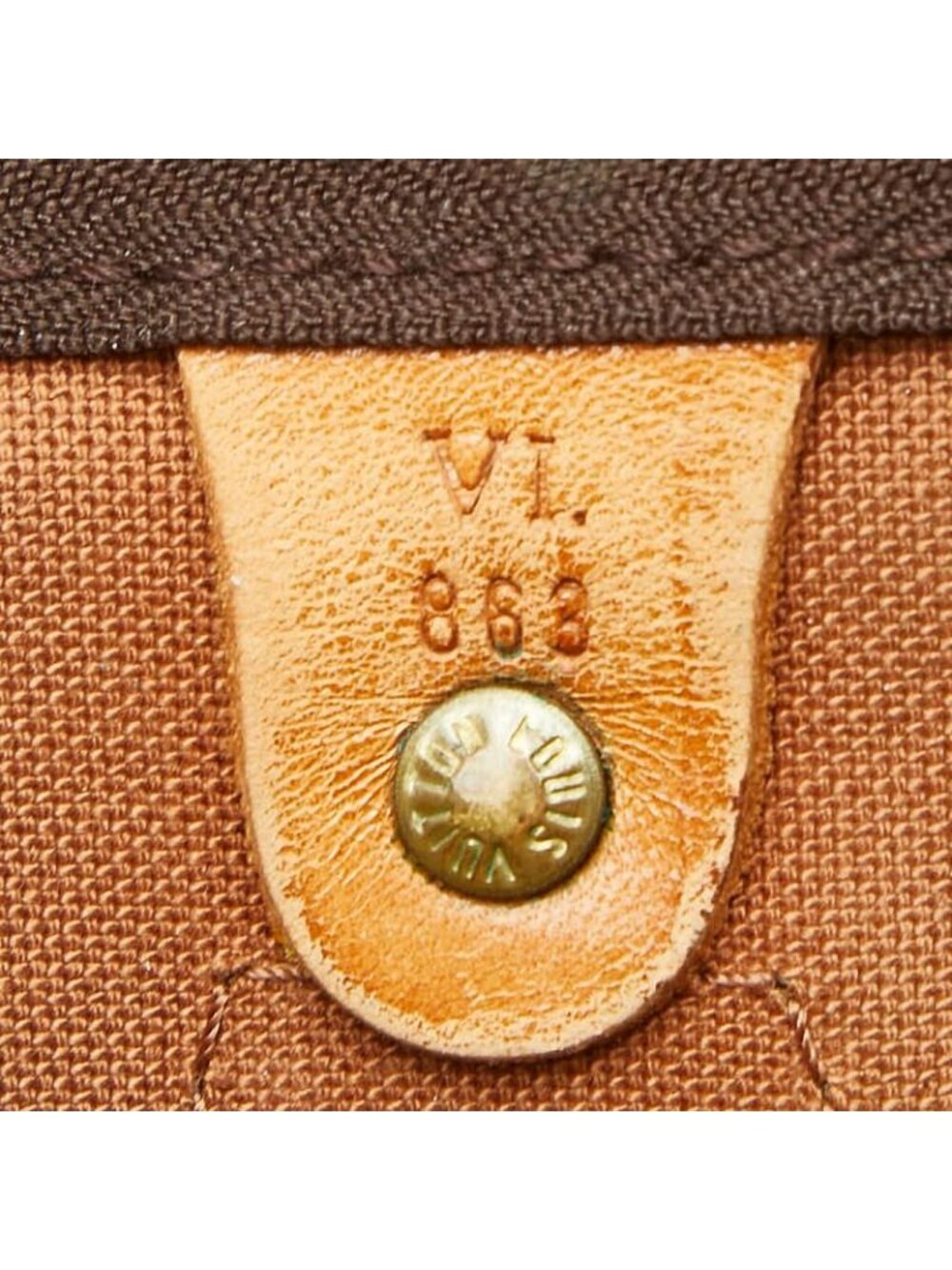 Louis Vuitton Monogram Speedy 35 Mini Boston Bag Brown Leather - Picture 10 of 10